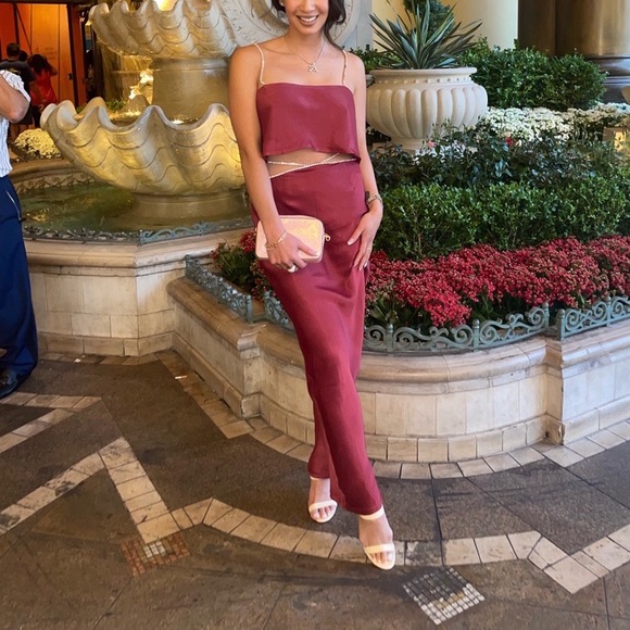 Meshki Crop top/Maxi skirt Set - Picture 5 of 5